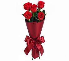 Букет 5 Красных роз Эдлесс Лав в Никольское
