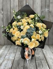 Букет цветов из:  Розы и Лизиантусы в Никольское