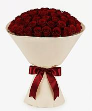 Букет 101 Бордовая роза Блэк Бакарра в Никольское