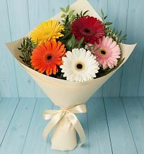 Букет цветов из:  Герберы #REPLACE_PRED# Никольское