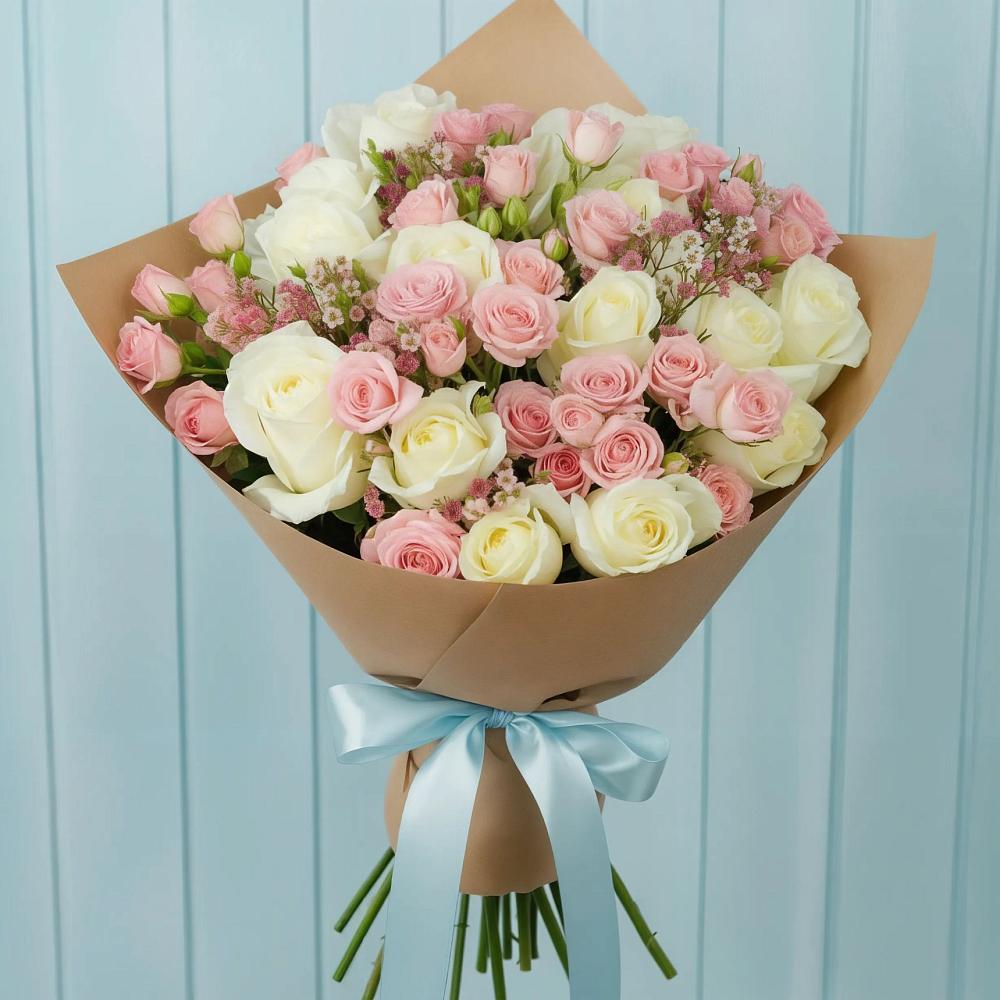 Букет цветов из: Розы в Никольское