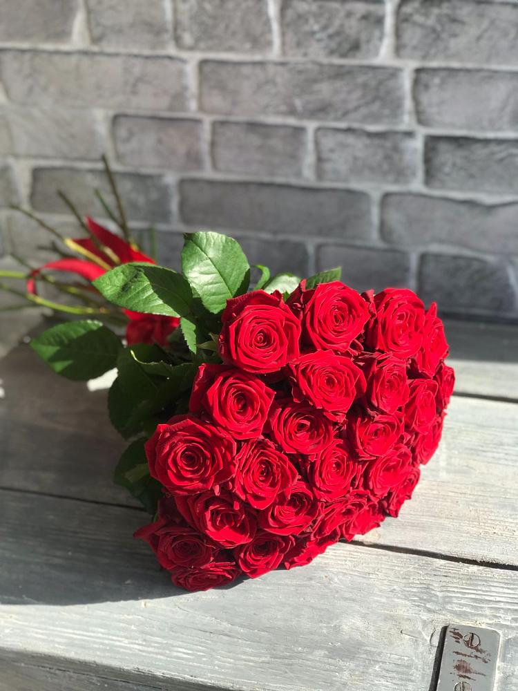 Букет Красные розы Фридом в Никольское