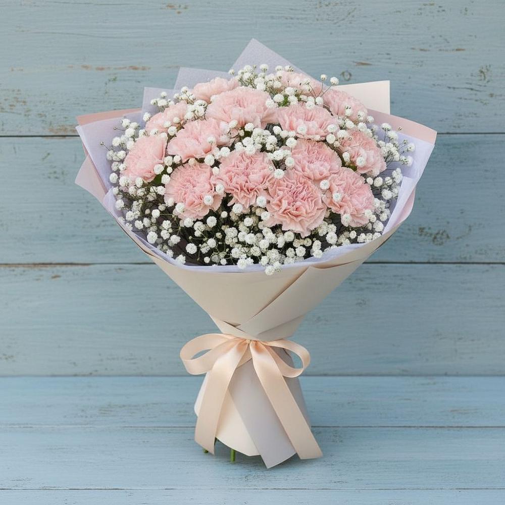 Букет цветов из: Гвоздики в Никольское