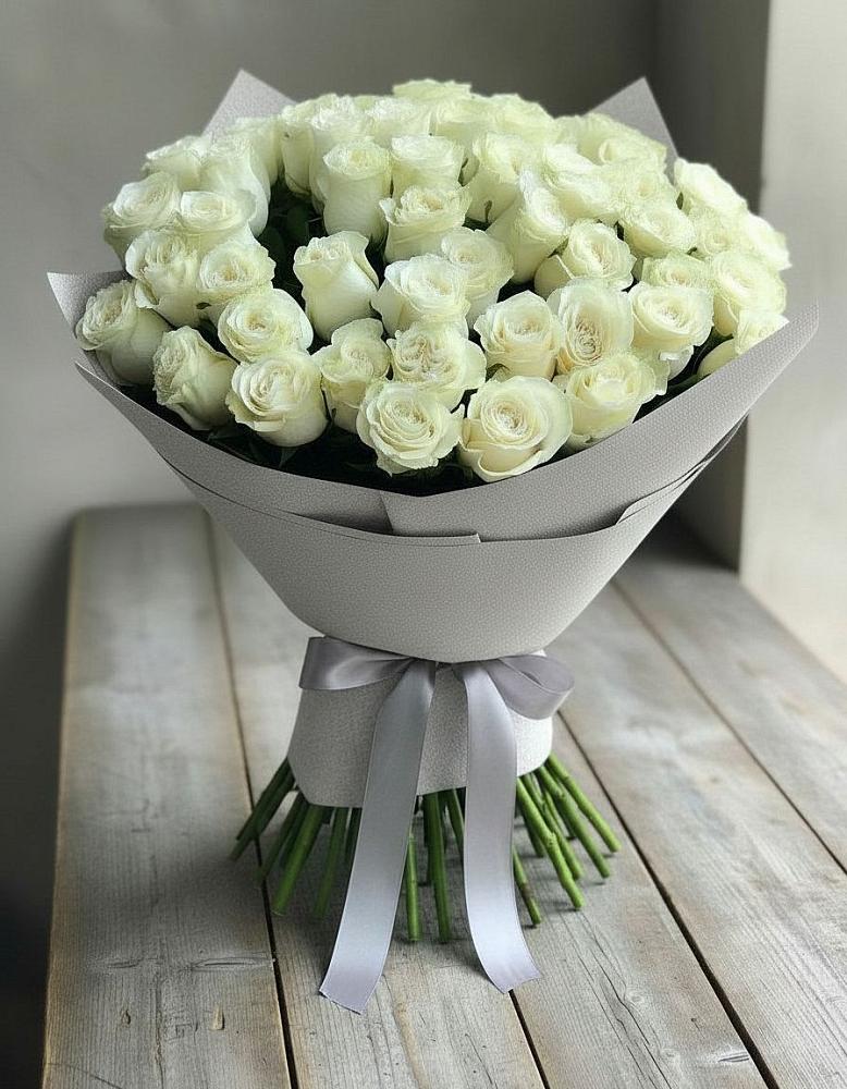 Букет 35 Белых роз в Никольское