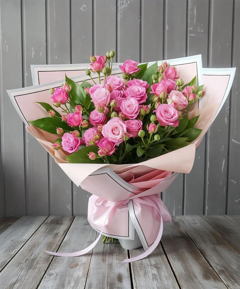 Букет Розовый кустик в Никольское