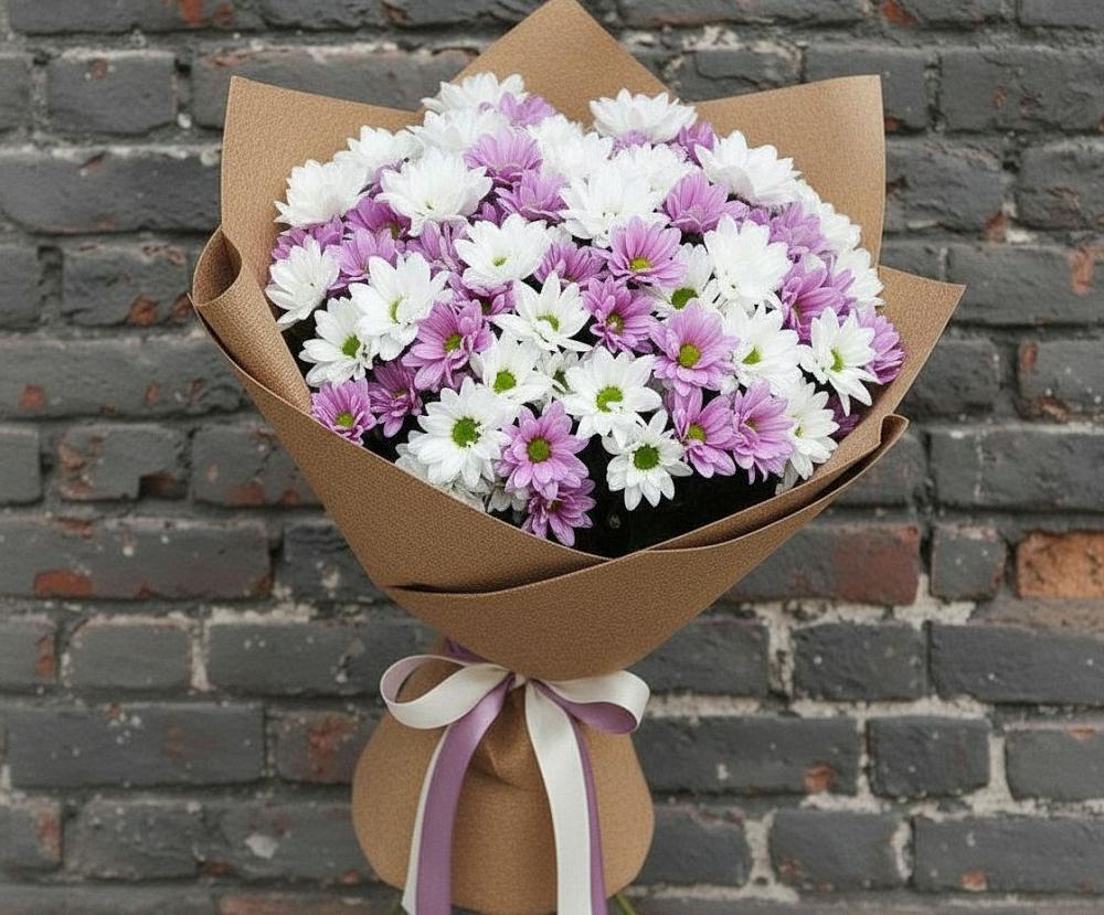 Букет цветов из: Хризантемы в Никольское