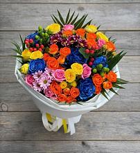 Букет цветов из:  Розы и Хризантемы #REPLACE_PRED# Никольское