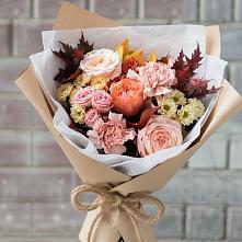 Букет цветов из:  Гвоздики, Хризантемы и Розы в Никольское