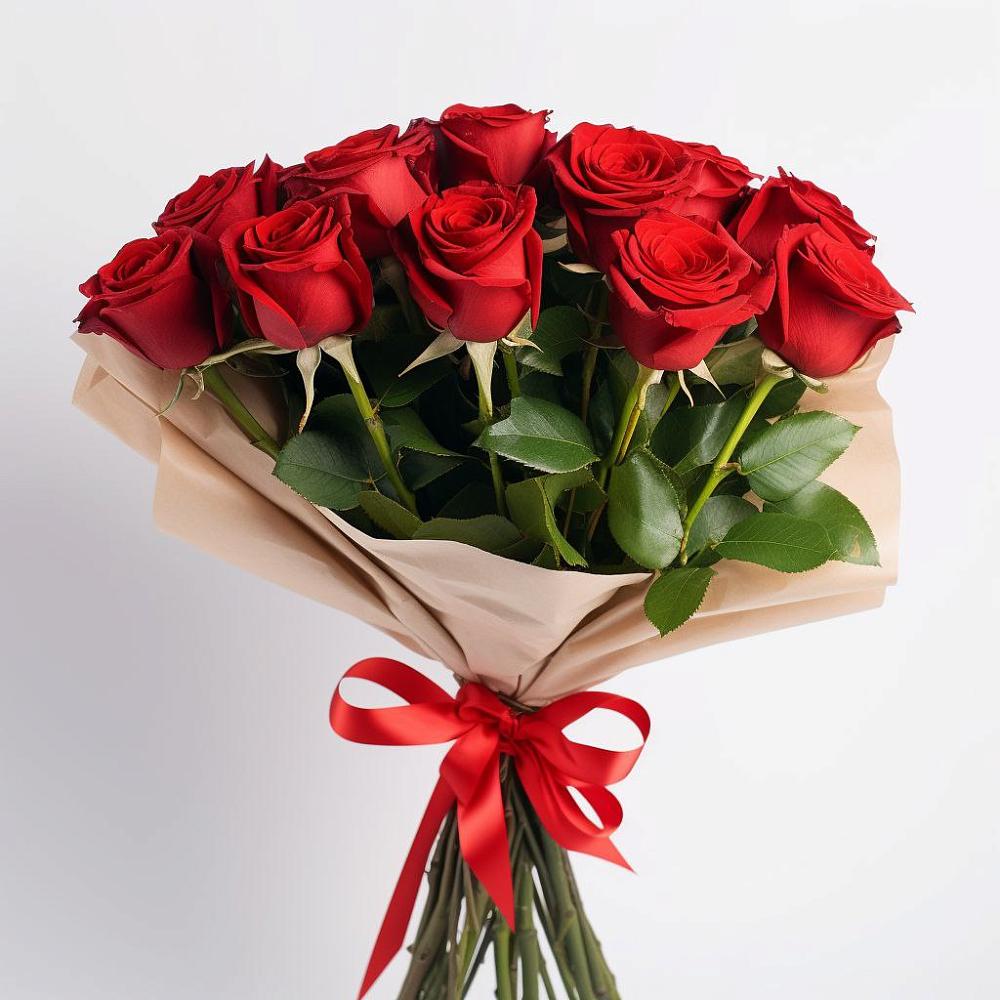 Букет 11 Красных роз Эдлесс Лав в Никольское