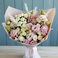 Букет цветов из:  Альстромерии и Розы в Никольское